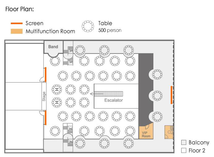 Floor Plan Clubbanquet